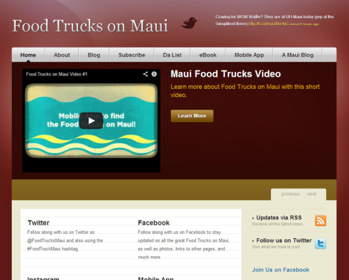 Food Trucks on Maui portfolio image